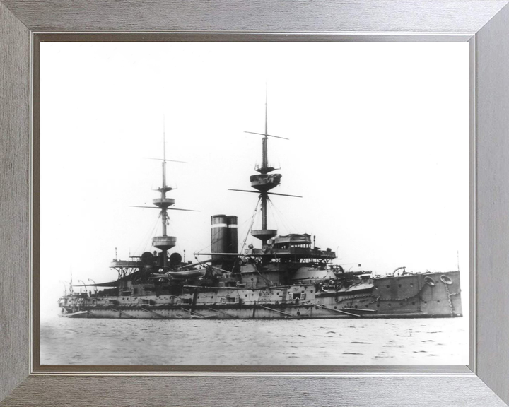 HMS Hannibal (1896) Royal Navy Majestic Class Pre Dreadnought Starboard View Photo Print Wall Ar Decor - Posters, Prints, & Visual Artwork - by Hampshire Prints (image 7 of 9)