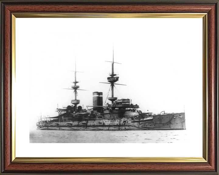 HMS Hannibal (1896) Royal Navy Majestic Class Pre Dreadnought Starboard View Photo Print Wall Ar Decor - Posters, Prints, & Visual Artwork - by Hampshire Prints (image 8 of 9)