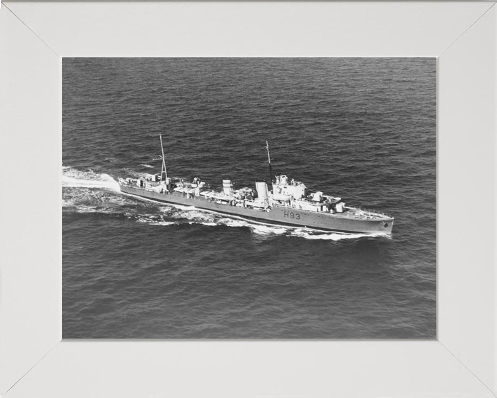 HMS Hereward (H93) Royal Navy H Class Destroyer Starboard View Photo Print Wall Art Decor - Posters, Prints, & Visual Artwork - by Hampshire Prints (image 5 of 9)
