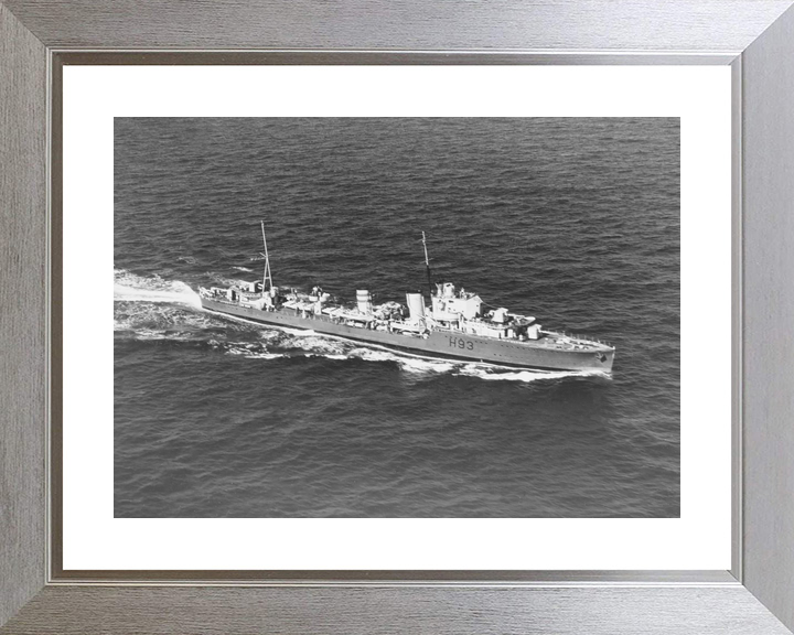 HMS Hereward (H93) Royal Navy H Class Destroyer Starboard View Photo Print Wall Art Decor - Posters, Prints, & Visual Artwork - by Hampshire Prints (image 6 of 9)