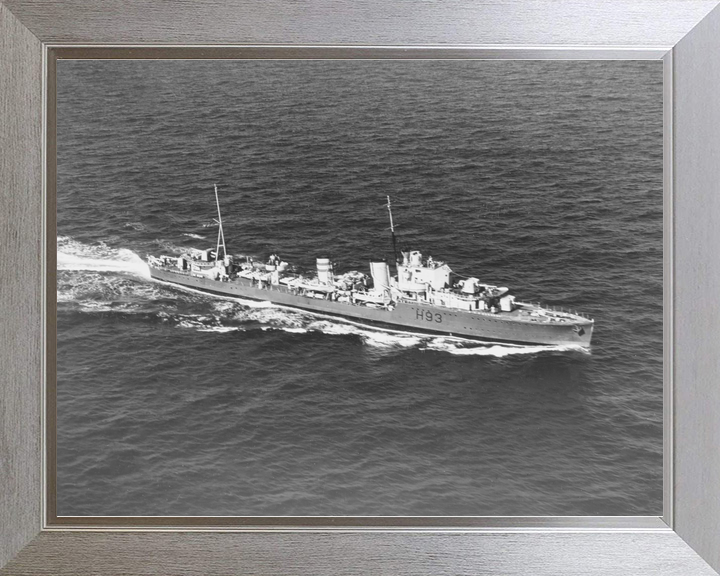 HMS Hereward (H93) Royal Navy H Class Destroyer Starboard View Photo Print Wall Art Decor - Posters, Prints, & Visual Artwork - by Hampshire Prints (image 7 of 9)