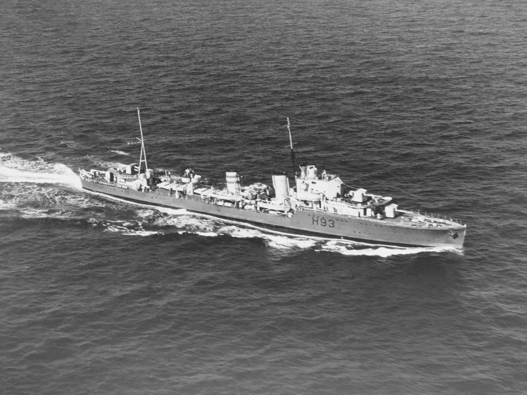 HMS Hereward (H93) Royal Navy H Class Destroyer Starboard View Photo Print Wall Art Decor - Posters, Prints, & Visual Artwork - by Hampshire Prints (image 1 of 9)