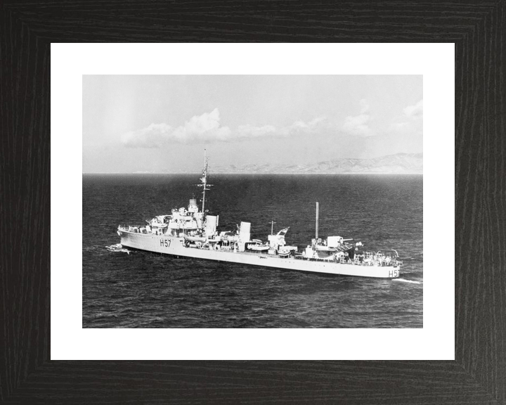 HMS Hesperus (H57) Royal Navy H Class Destroyer Port Side View Photo Print Wall Art Decor - Posters, Prints, & Visual Artwork - by Hampshire Prints (image 2 of 9)