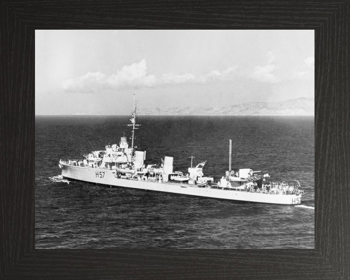 HMS Hesperus (H57) Royal Navy H Class Destroyer Port Side View Photo Print Wall Art Decor - Posters, Prints, & Visual Artwork - by Hampshire Prints (image 3 of 9)
