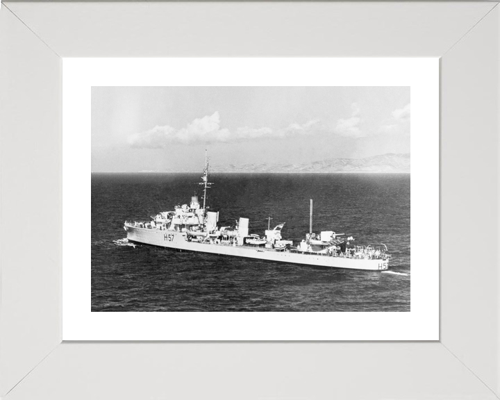 HMS Hesperus (H57) Royal Navy H Class Destroyer Port Side View Photo Print Wall Art Decor - Posters, Prints, & Visual Artwork - by Hampshire Prints (image 4 of 9)