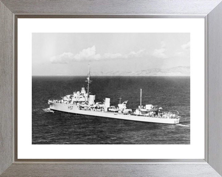 HMS Hesperus (H57) Royal Navy H Class Destroyer Port Side View Photo Print Wall Art Decor - Posters, Prints, & Visual Artwork - by Hampshire Prints (image 6 of 9)
