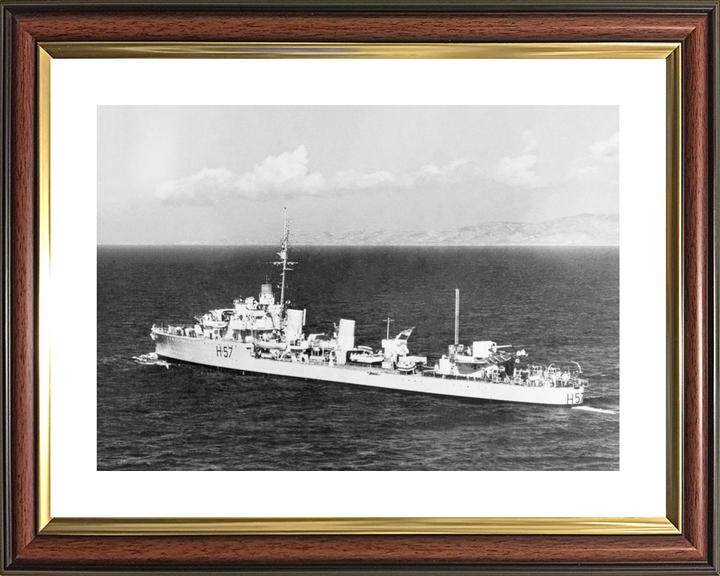 HMS Hesperus (H57) Royal Navy H Class Destroyer Port Side View Photo Print Wall Art Decor - Posters, Prints, & Visual Artwork - by Hampshire Prints (image 8 of 9)