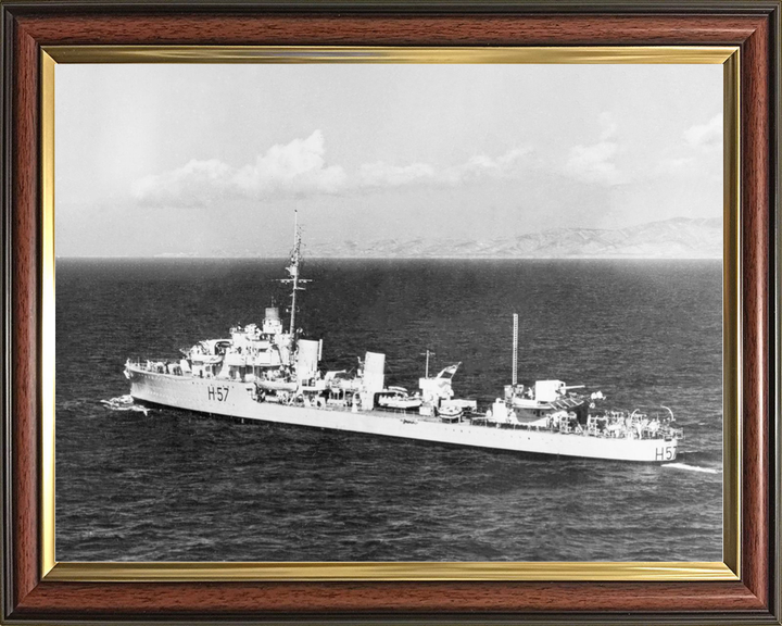 HMS Hesperus (H57) Royal Navy H Class Destroyer Port Side View Photo Print Wall Art Decor - Posters, Prints, & Visual Artwork - by Hampshire Prints (image 9 of 9)