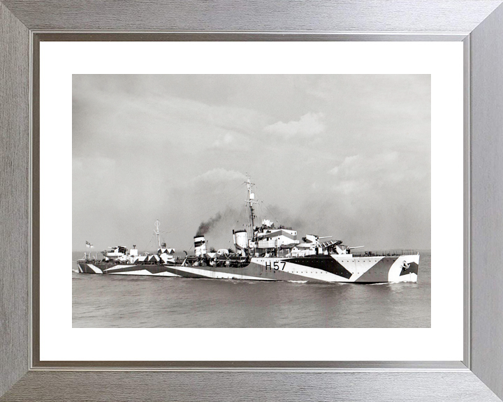HMS Hesperus (H57) Royal Navy H Class Destroyer Starboard View Photo Print Wall Art Decor - Posters, Prints, & Visual Artwork - by Hampshire Prints (image 6 of 9)