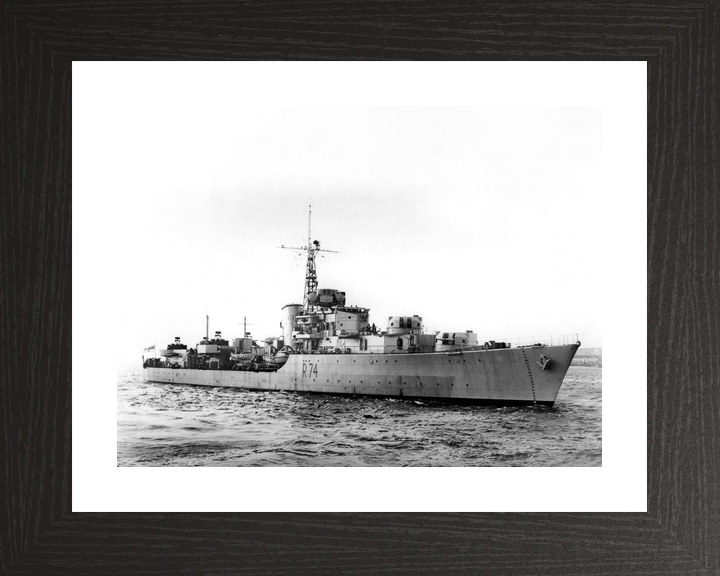 HMS Hogue (D74) Royal Navy Battle Class Destroyer Starboard View Photo Print Wall Art Decor - Posters, Prints, & Visual Artwork - by Hampshire Prints (image 2 of 9)