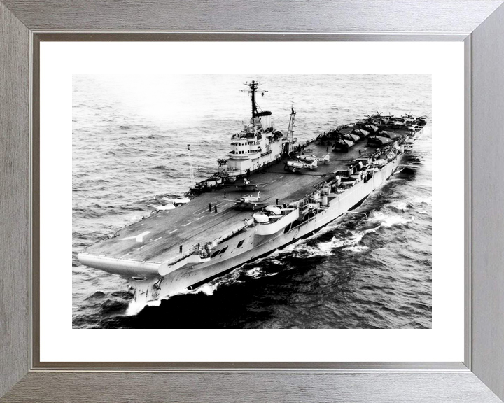HMS Illustrious (87) Royal Navy Illustrious Class Aircraft Carrier Port Bow View Photo Print Wall Art Decor - Posters, Prints, & Visual Artwork - by Hampshire Prints (image 6 of 9)