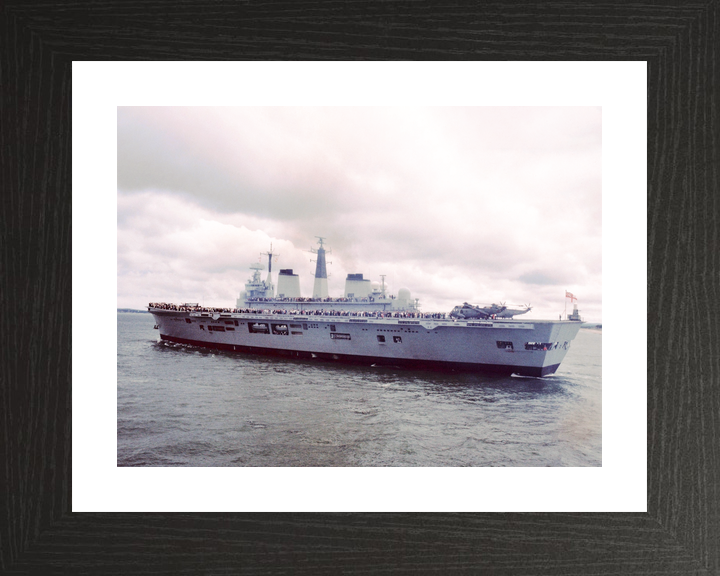 HMS Illustrious (R06) Royal Navy Invincible Class Aircraft Carrier Families Day Photo Print Wall Art Decor - Posters, Prints, & Visual Artwork - by Hampshire Prints (image 2 of 9)