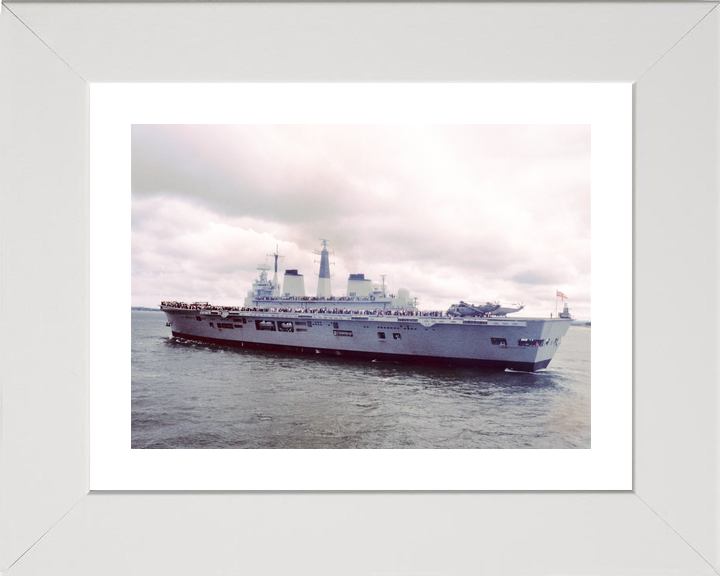 HMS Illustrious (R06) Royal Navy Invincible Class Aircraft Carrier Families Day Photo Print Wall Art Decor - Posters, Prints, & Visual Artwork - by Hampshire Prints (image 4 of 9)