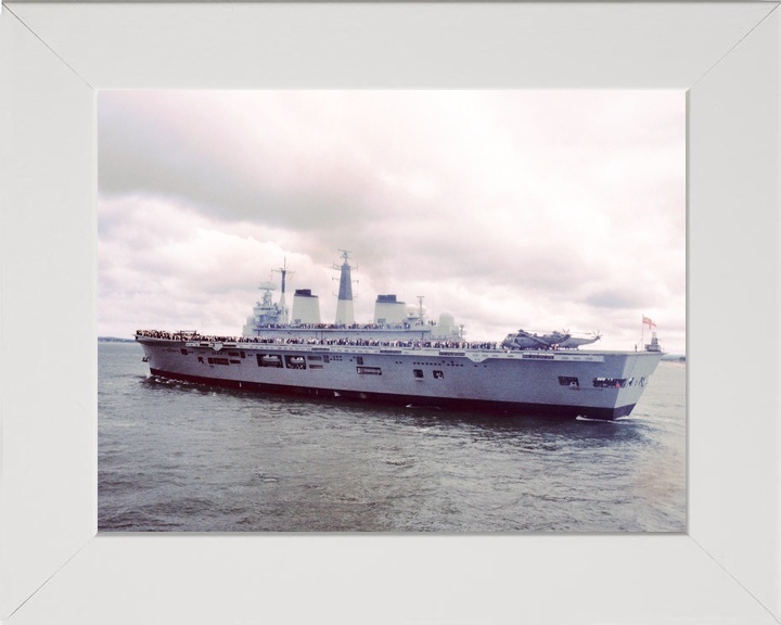 HMS Illustrious (R06) Royal Navy Invincible Class Aircraft Carrier Families Day Photo Print Wall Art Decor - Posters, Prints, & Visual Artwork - by Hampshire Prints (image 5 of 9)