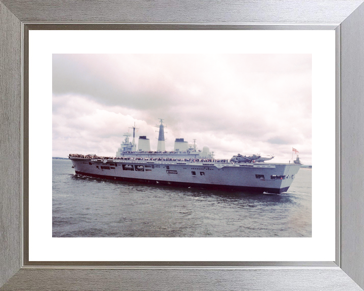 HMS Illustrious (R06) Royal Navy Invincible Class Aircraft Carrier Families Day Photo Print Wall Art Decor - Posters, Prints, & Visual Artwork - by Hampshire Prints (image 6 of 9)