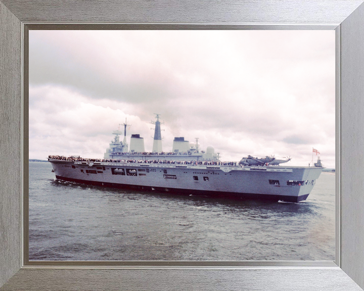 HMS Illustrious (R06) Royal Navy Invincible Class Aircraft Carrier Families Day Photo Print Wall Art Decor - Posters, Prints, & Visual Artwork - by Hampshire Prints (image 7 of 9)
