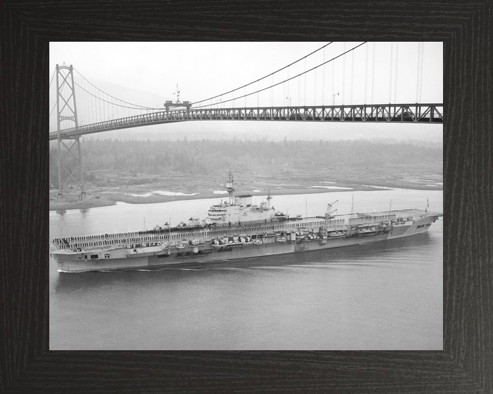 HMS Implacable (R86) Royal Navy Implacable Class Aircraft Carrier Entering Harbour Photo Print Wall Art Decor - Posters, Prints, & Visual Artwork - by Hampshire Prints (image 3 of 9)