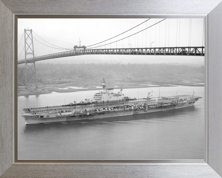 HMS Implacable (R86) Royal Navy Implacable Class Aircraft Carrier Entering Harbour Photo Print Wall Art Decor - Posters, Prints, & Visual Artwork - by Hampshire Prints (image 7 of 9)