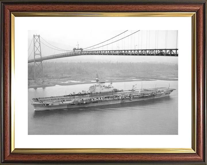 HMS Implacable (R86) Royal Navy Implacable Class Aircraft Carrier Entering Harbour Photo Print Wall Art Decor - Posters, Prints, & Visual Artwork - by Hampshire Prints (image 8 of 9)