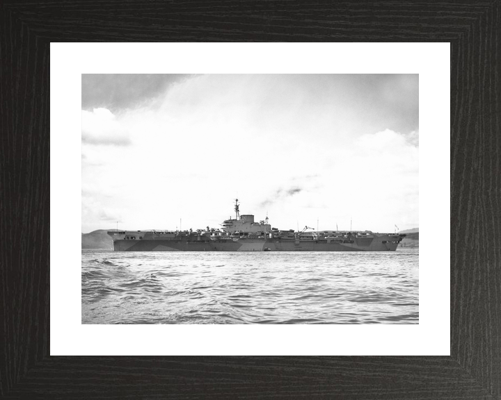 HMS Implacable (R86) Royal Navy Implacable Class Aircraft Carrier Port Beam View Photo Print Wall Art Decor - Posters, Prints, & Visual Artwork - by Hampshire Prints (image 2 of 9)