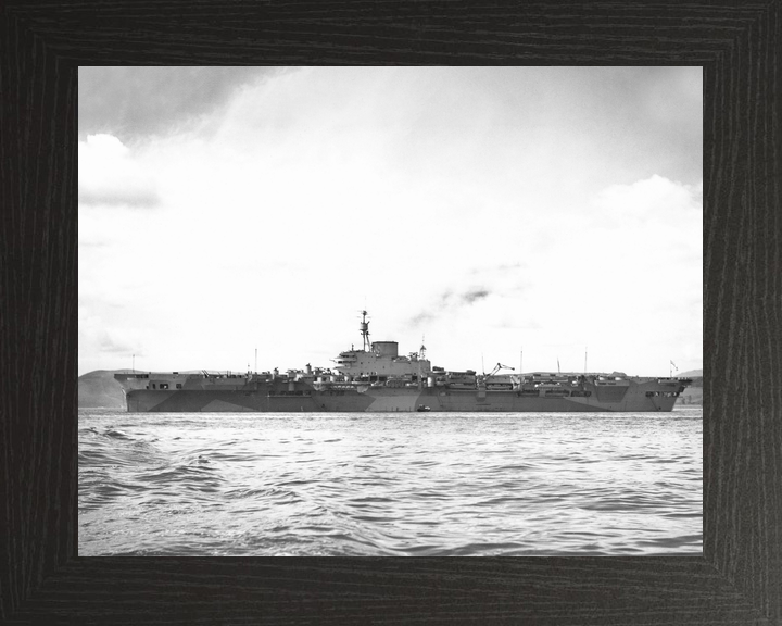 HMS Implacable (R86) Royal Navy Implacable Class Aircraft Carrier Port Beam View Photo Print Wall Art Decor - Posters, Prints, & Visual Artwork - by Hampshire Prints (image 3 of 9)