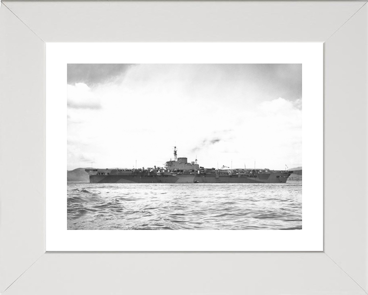 HMS Implacable (R86) Royal Navy Implacable Class Aircraft Carrier Port Beam View Photo Print Wall Art Decor - Posters, Prints, & Visual Artwork - by Hampshire Prints (image 4 of 9)