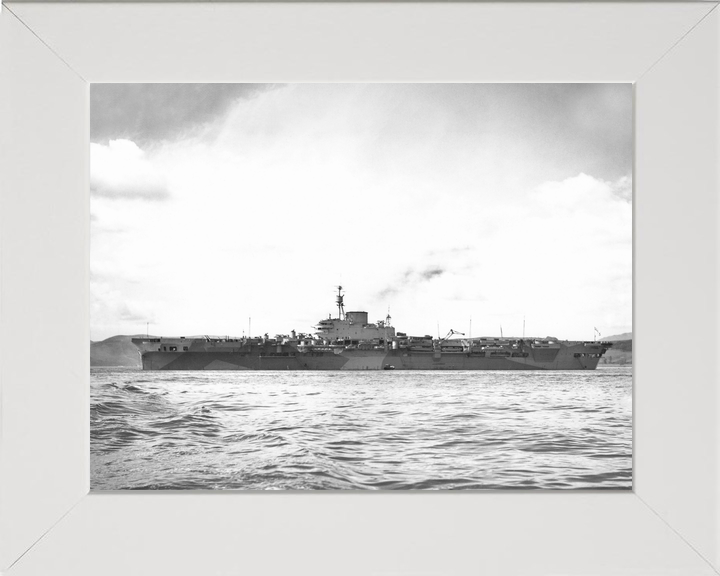 HMS Implacable (R86) Royal Navy Implacable Class Aircraft Carrier Port Beam View Photo Print Wall Art Decor - Posters, Prints, & Visual Artwork - by Hampshire Prints (image 5 of 9)