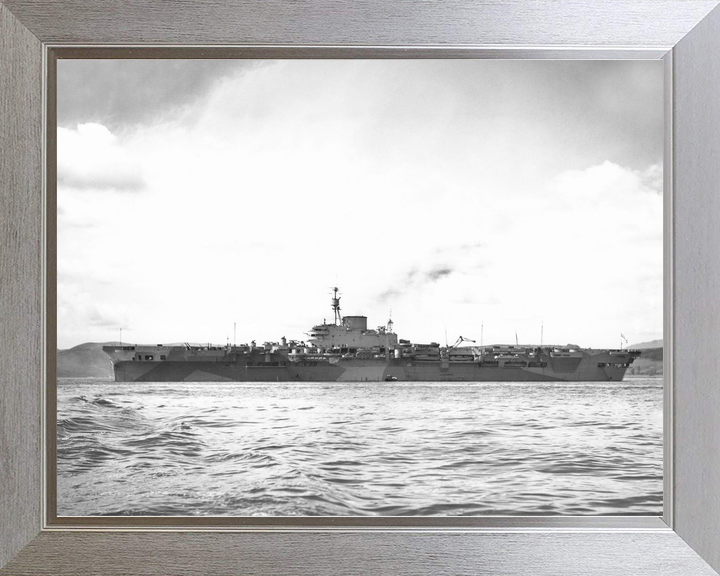 HMS Implacable (R86) Royal Navy Implacable Class Aircraft Carrier Port Beam View Photo Print Wall Art Decor - Posters, Prints, & Visual Artwork - by Hampshire Prints (image 7 of 9)