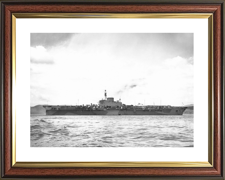 HMS Implacable (R86) Royal Navy Implacable Class Aircraft Carrier Port Beam View Photo Print Wall Art Decor - Posters, Prints, & Visual Artwork - by Hampshire Prints (image 8 of 9)
