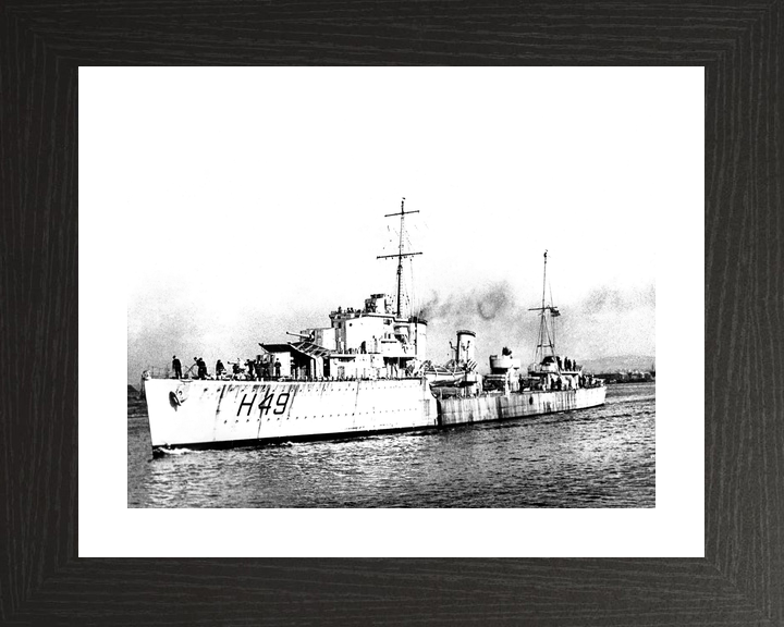 HMS Inconstant H49 I Class Destroyer 1941 Port Side Photo Print - Posters, Prints, & Visual Artwork - by Hampshire Prints (image 2 of 9)