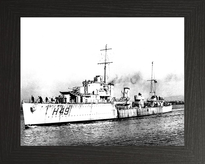 HMS Inconstant H49 I Class Destroyer 1941 Port Side Photo Print - Posters, Prints, & Visual Artwork - by Hampshire Prints (image 3 of 9)