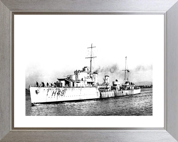 HMS Inconstant H49 I Class Destroyer 1941 Port Side Photo Print - Posters, Prints, & Visual Artwork - by Hampshire Prints (image 6 of 9)