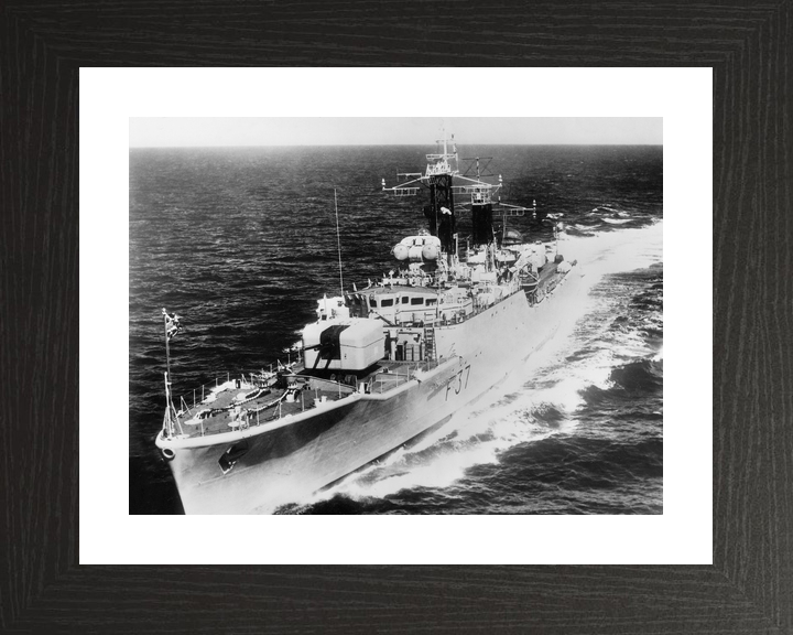 HMS Jaguar F37 Leopard Class Frigate 1963 Underway Port Bow View Photo Print - Posters, Prints, & Visual Artwork - by Hampshire Prints (image 2 of 9)