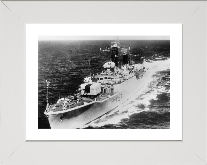 HMS Jaguar F37 Leopard Class Frigate 1963 Underway Port Bow View Photo Print - Posters, Prints, & Visual Artwork - by Hampshire Prints (image 4 of 9)