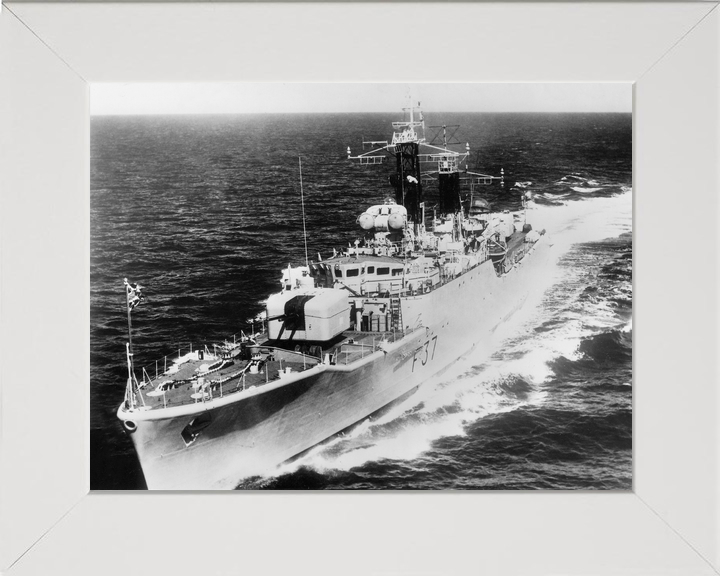 HMS Jaguar F37 Leopard Class Frigate 1963 Underway Port Bow View Photo Print - Posters, Prints, & Visual Artwork - by Hampshire Prints (image 5 of 9)