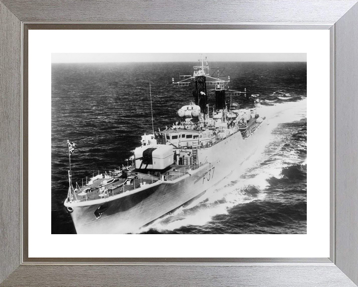 HMS Jaguar F37 Leopard Class Frigate 1963 Underway Port Bow View Photo Print - Posters, Prints, & Visual Artwork - by Hampshire Prints (image 6 of 9)