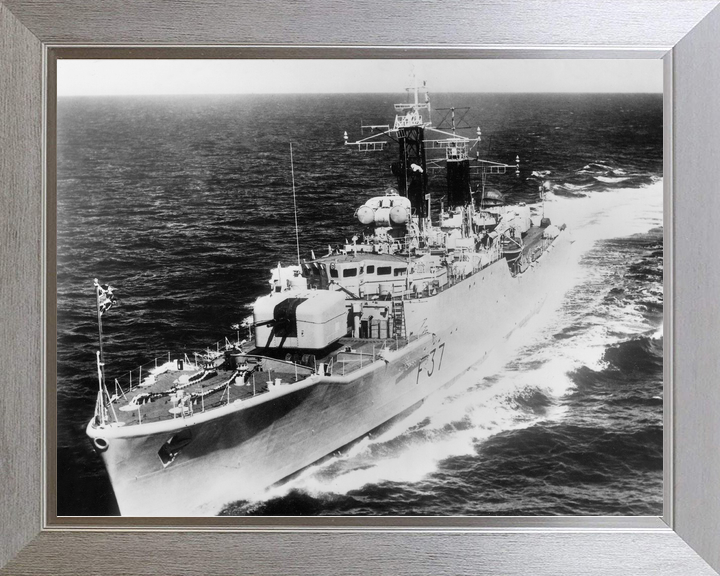 HMS Jaguar F37 Leopard Class Frigate 1963 Underway Port Bow View Photo Print - Posters, Prints, & Visual Artwork - by Hampshire Prints (image 7 of 9)
