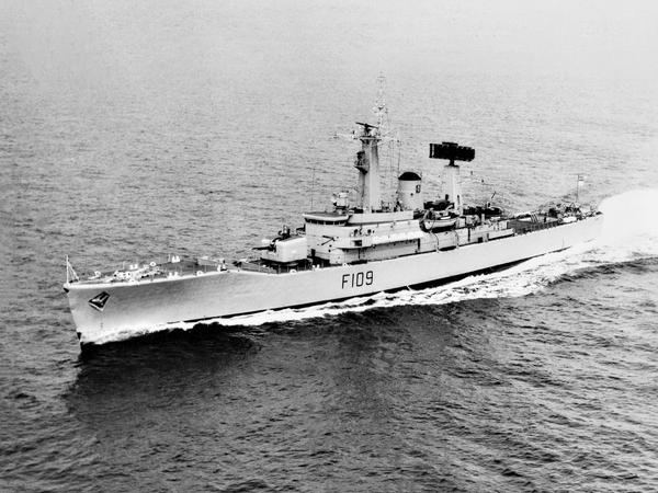 HMS Leander F109 Leander Class Frigate 1963