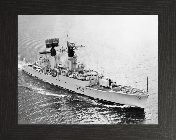 HMS Lincoln F99 Salisbury Class Frigate 1969 Starboard View Photo Print - Posters, Prints, & Visual Artwork - by Hampshire Prints (image 3 of 9)