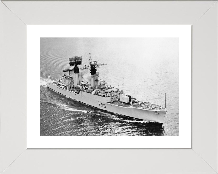 HMS Lincoln F99 Salisbury Class Frigate 1969 Starboard View Photo Print - Posters, Prints, & Visual Artwork - by Hampshire Prints (image 4 of 9)