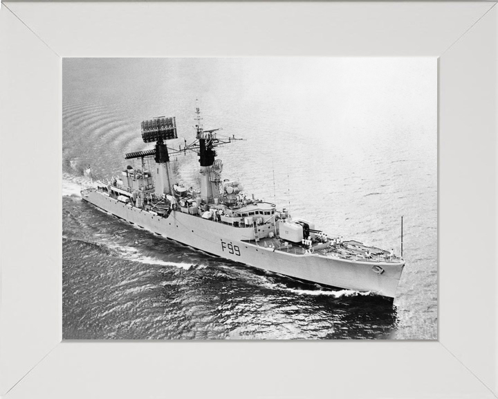 HMS Lincoln F99 Salisbury Class Frigate 1969 Starboard View Photo Print - Posters, Prints, & Visual Artwork - by Hampshire Prints (image 5 of 9)