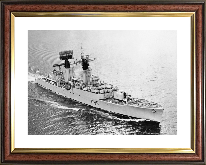 HMS Lincoln F99 Salisbury Class Frigate 1969 Starboard View Photo Print - Posters, Prints, & Visual Artwork - by Hampshire Prints (image 8 of 9)