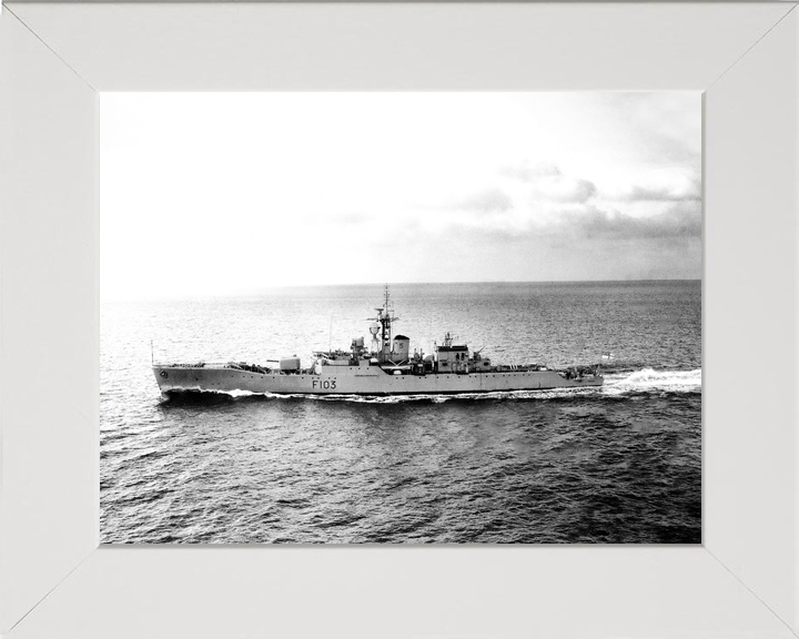 HMS Lowestoft F103 Rothesay Class Frigate 1961 Photo Print - Posters, Prints, & Visual Artwork - by Hampshire Prints (image 5 of 9)