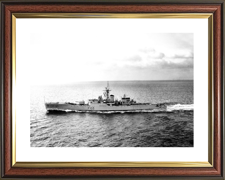 HMS Lowestoft F103 Rothesay Class Frigate 1961 Photo Print - Posters, Prints, & Visual Artwork - by Hampshire Prints (image 8 of 9)