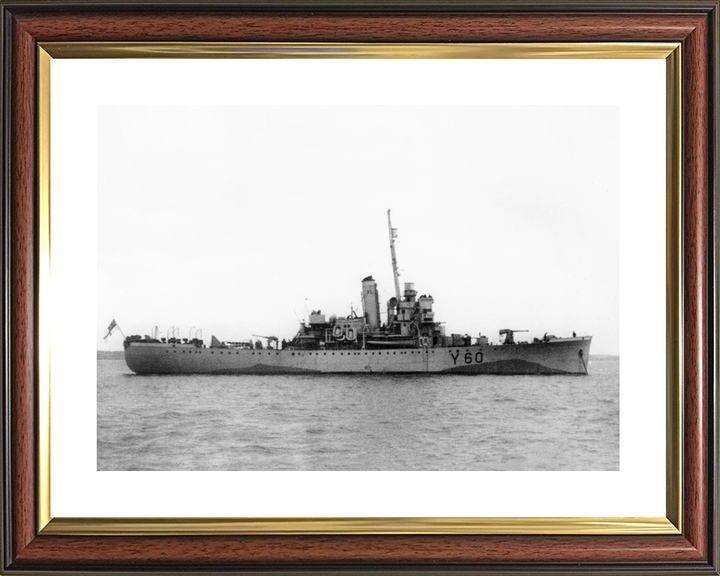 HMS Lulworth Y60 Banff Class Sloop 1943 Photo Print - Posters, Prints, & Visual Artwork - by Hampshire Prints (image 8 of 9)