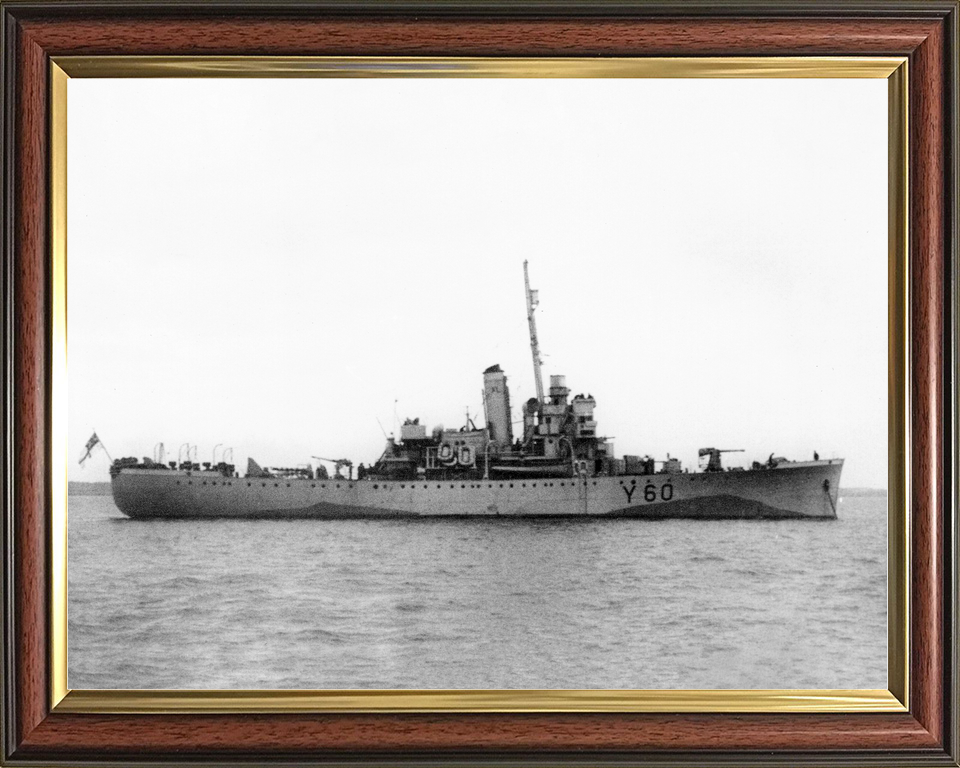 HMS Lulworth Y60 Banff Class Sloop 1943 Photo Print - Posters, Prints, & Visual Artwork - by Hampshire Prints (image 9 of 9)