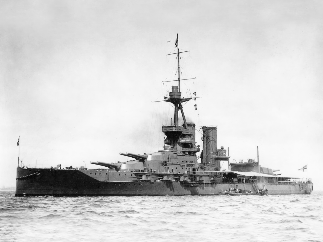 HMS Marlborough 1912 Iron Duke Class Battleship 1912 Photo Print - Posters, Prints, & Visual Artwork - by Hampshire Prints (image 1 of 9)