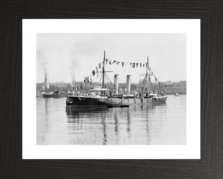 HMS Melampus 1890 Apollo Class Cruiser June 1893 Photo Print - Posters, Prints, & Visual Artwork - by Hampshire Prints (image 2 of 9)