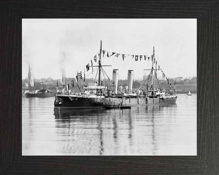 HMS Melampus 1890 Apollo Class Cruiser June 1893 Photo Print - Posters, Prints, & Visual Artwork - by Hampshire Prints (image 3 of 9)