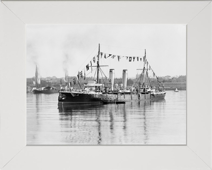 HMS Melampus 1890 Apollo Class Cruiser June 1893 Photo Print - Posters, Prints, & Visual Artwork - by Hampshire Prints (image 5 of 9)